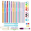 50 Piece Crochet Hook Set with PU Leather Storage Case - view 2