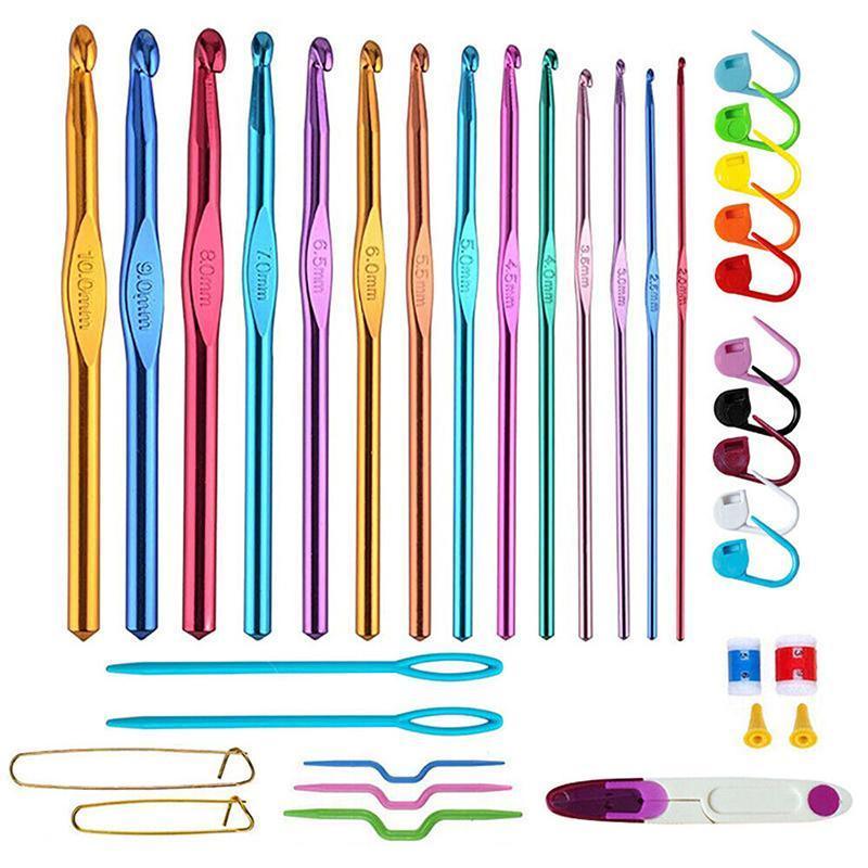 50 Piece Crochet Hook Set with PU Leather Storage Case - view 2