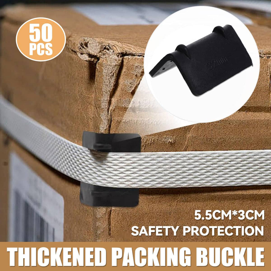 50 Piece Thickened L Shaped Packing Buckle Corner Protectors for Edge Guard - Pack of 50