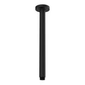 Mondella 300mm Matte Black Straight Ceiling Shower Arm, Grade 304 Stainless Steel
