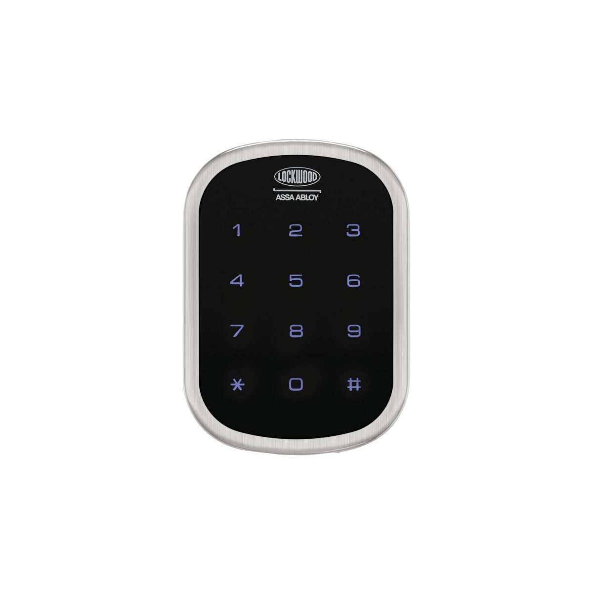 Lockwood Satin Chrome SDL Smart Deadbolt - Keyless Entry - Bluetooth Control - Auto Unlock - 70mm x 168mm x 53.9mm - SuperSaverAU - view 1