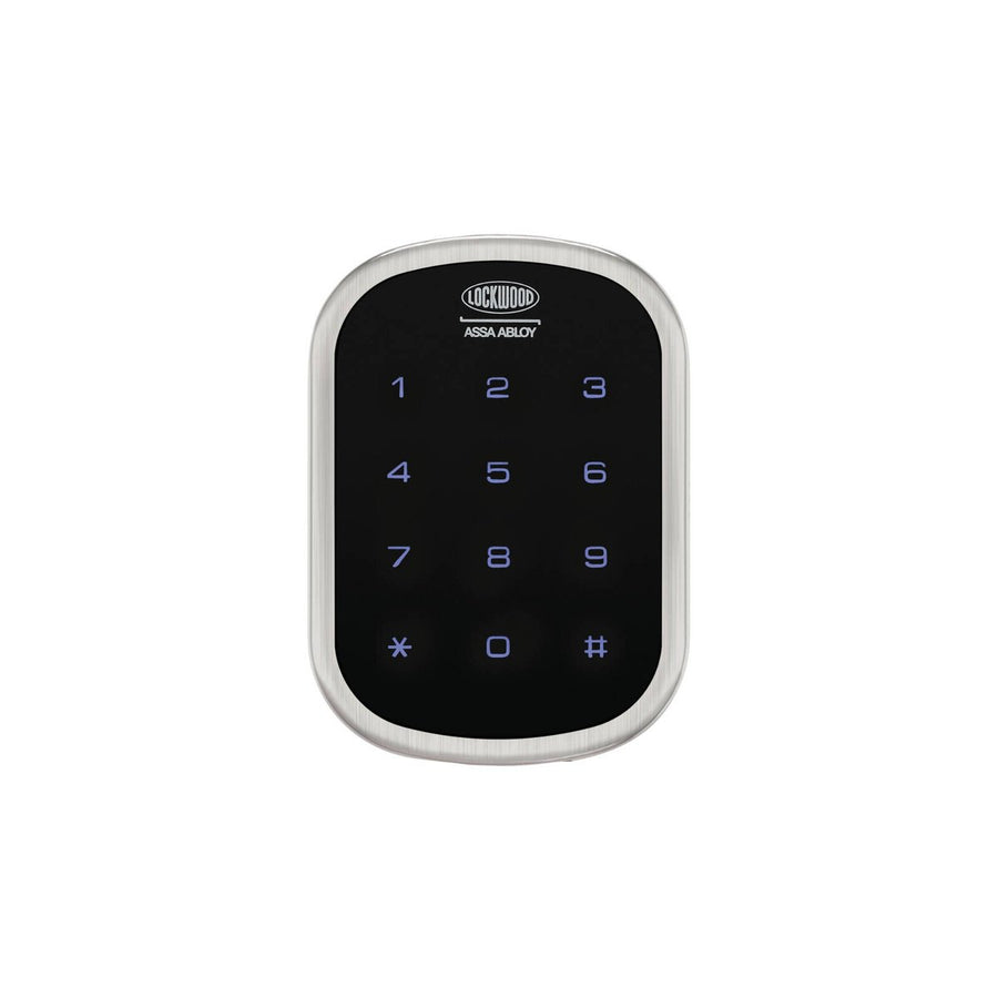 Lockwood Satin Chrome SDL Smart Deadbolt - Keyless Entry - Bluetooth Control - Auto Unlock - 70mm x 168mm x 53.9mm - SuperSaverAU - view 1