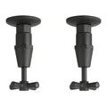 Mondella Cadenza Matte Black 1/2 Turn Washing Machine Set, Brass