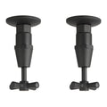 Mondella Cadenza Matte Black 1/2 Turn Washing Machine Set 245mm - Chrome - SuperSaverAU - view 3