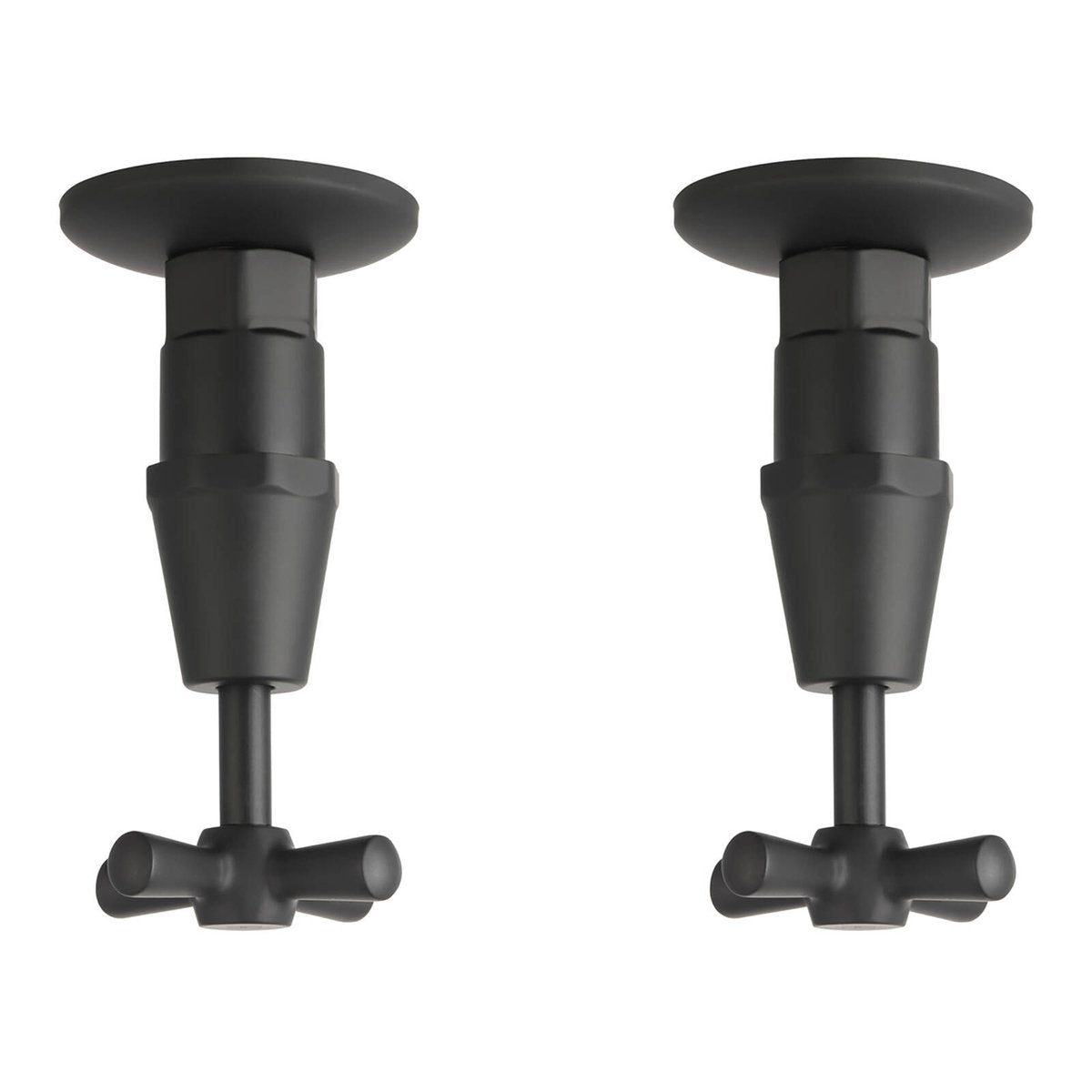 Mondella Cadenza Matte Black 1/2 Turn Washing Machine Set 245mm - Chrome - SuperSaverAU - view 3