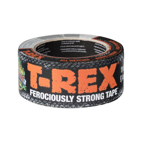 T-Rex Tape Duct Tape 48mm x 9.1m Gunmetal Grey - Heavy-Duty, UV Resistant - SuperSaverAU - view 1