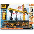 CAT Construction Toy Set, Motorised RC Tower Crane with Trucks and Site Accessories — image 3