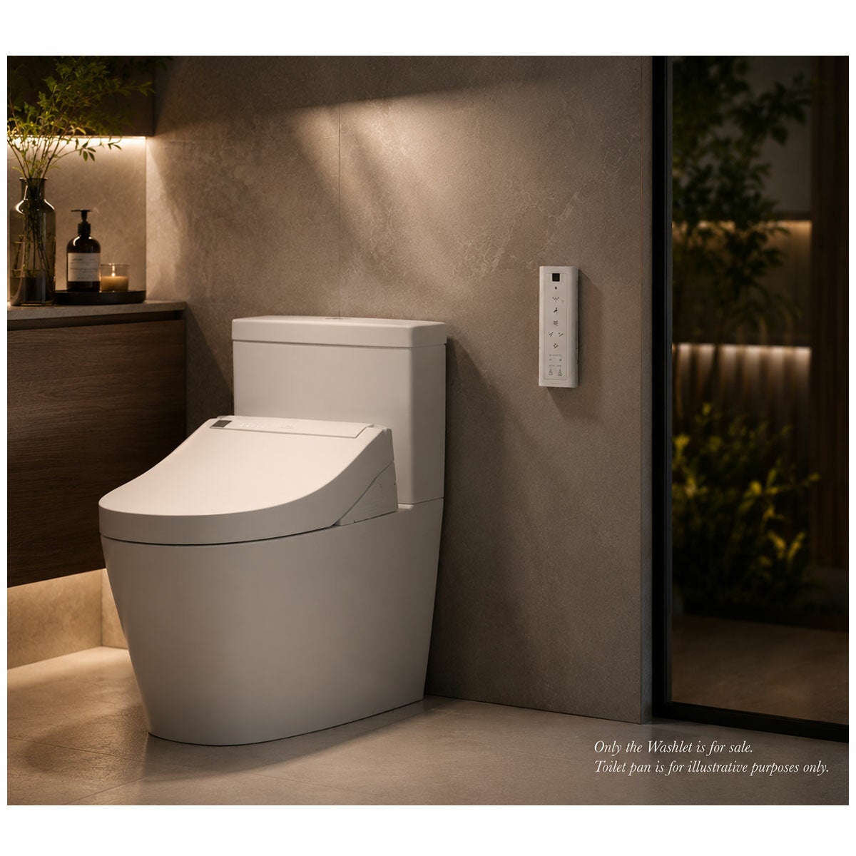 TOTO C5 Round Electric Bidet Seat Warm Air Drying Heated Washlet — image 5