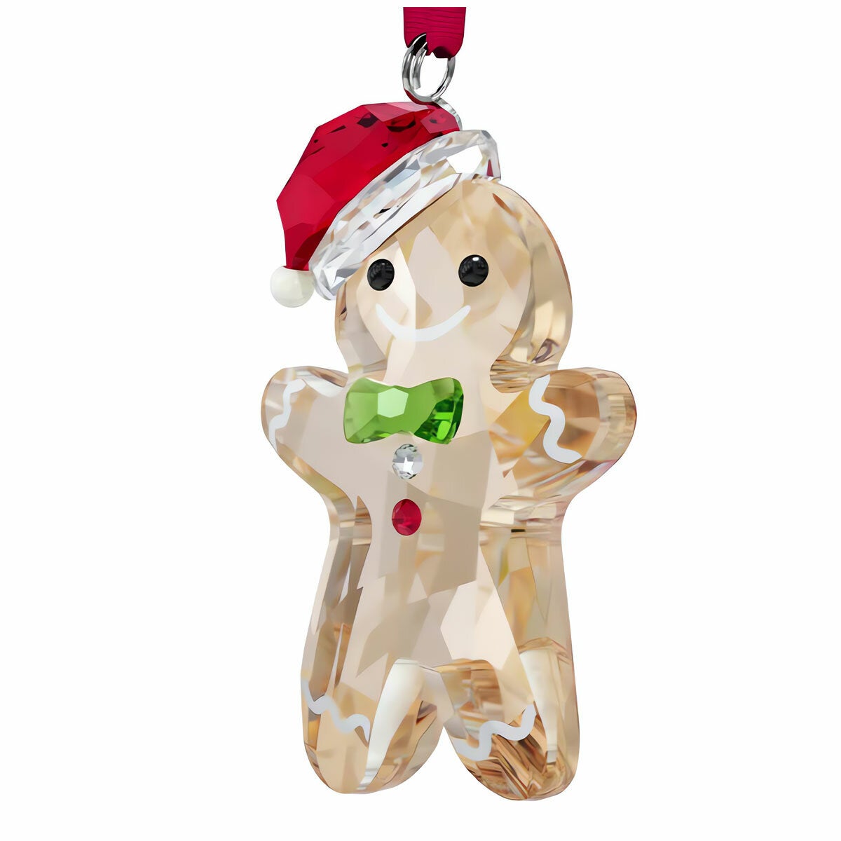 Swarovski Crystal Christmas Decoration Gingerbread Man Holiday Cheers 195 Facets — image 2