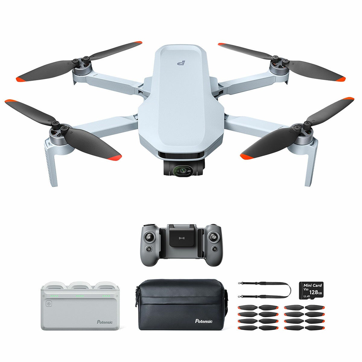 Potensic Atom 2 Portable Drone With Camera 4K HDR 249g White APM2534311 — image 7