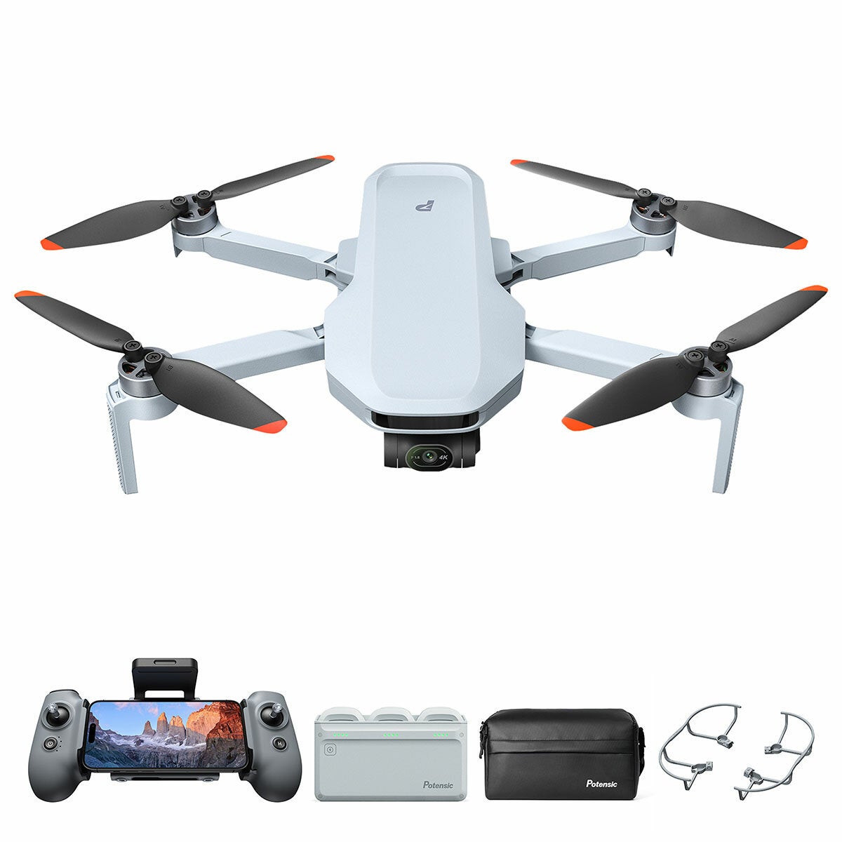 Potensic Atom 2 Portable Drone With Camera 4K HDR 249g White APM2534311 — image 6