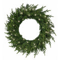 CGH 762mm Artificial Christmas Wreath, Battery Operated with Timer and 50 LEDs