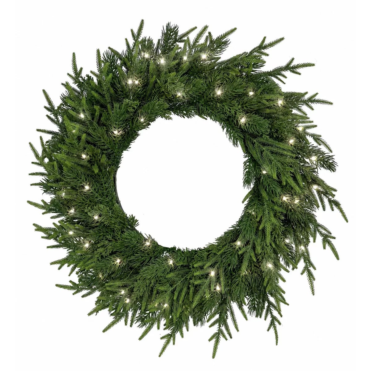 CGH 762mm Artificial Christmas Wreath, Battery Operated with Timer and 50 LEDs — image 5