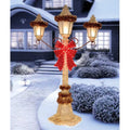 Light Up Triple Lantern Street Lamp 2133.6mm for Indoor and Outdoor Christmas Decor — image 6
