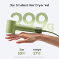 Laifen Green Mini Ionic Blow Dryer 299g Travel Portable 1HD31SAUGR001 — image 4