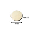 Everhang Rare Earth Self Adhesive Disc Magnet 19mm Neodymium 5 Pack - SuperSaverAU - view 2