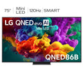 75in Mini LED 4K UHD TV with alpha 8 AI Processor, 144Hz VRR and Google Gemini, LG QNED EVO 75QNED86BSA