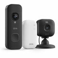Smart Home Security Starter Kit: 2K Video Doorbell Plus Plug-In Camera by Blink, Black B0H2XCV2FJ