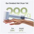 Compact Travel Hair Dryer with Child Mode and Magnetic Nozzle in Blue, Laifen Mini 1HD31SAUBE001 — image 2