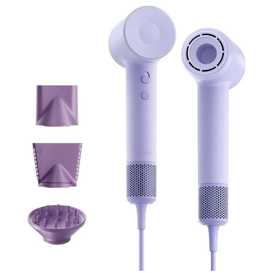 Laifen SE 2 Ionic Blow Dryer 1400W Purple, Low Noise with Magnetic Attachments