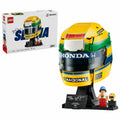 LEGO Ayrton Senna Racing Helmet 43024 Display Model, 931 Piece F1 Collectible Kit — image 6