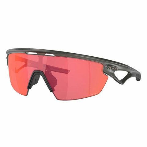 Shield Sport Sunglasses with Prizm Trail Torch Lens and Matte Grey Smoke Frame, Oakley OO9403 940309