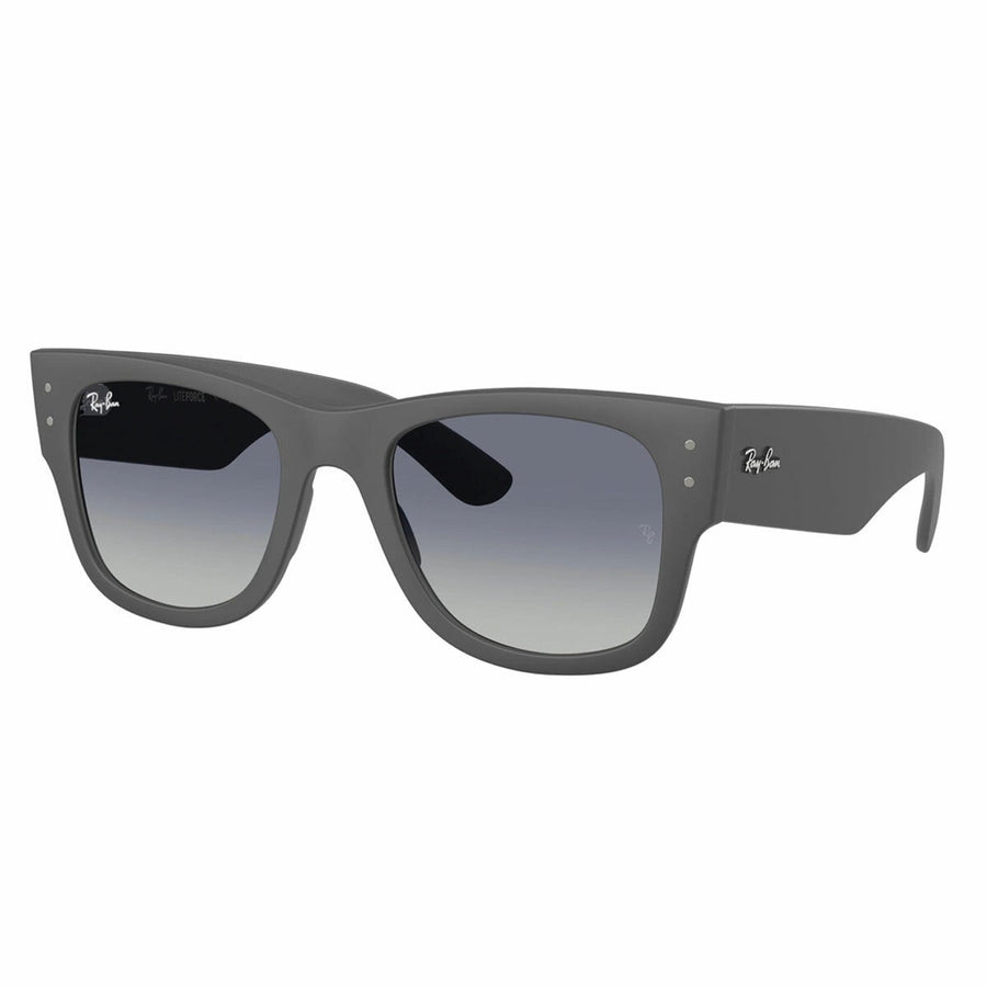 Vintage-Inspired Square Shades in Matte Sand with Blue Gradient Tint for Men, Ray-Ban RB4840S 60174L
