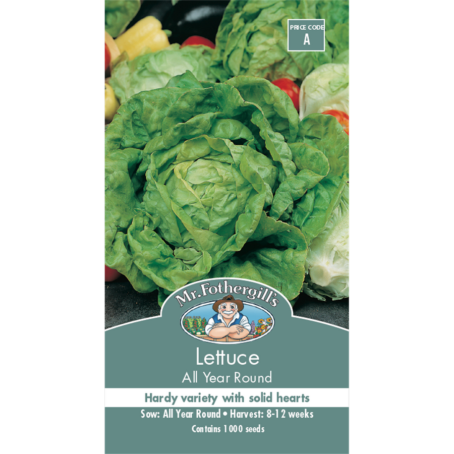 Mr Fothergill All Year Round Lettuce Seeds 75mm Green Nutrient Rich - SuperSaverAU - view 1