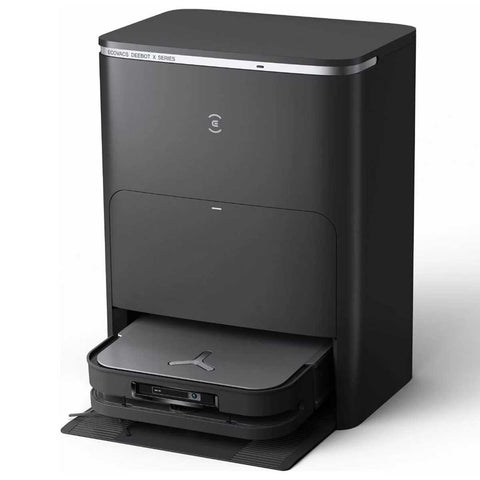 Ecovacs Deebot X5 Pro Omni robot vacuum and mop - 12,800Pa suction - hot water mop washing - DDX39-BLK