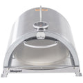 Masport side burner pizza oven - stainless steel build, pizza stone included, temperature gauge - 552947
