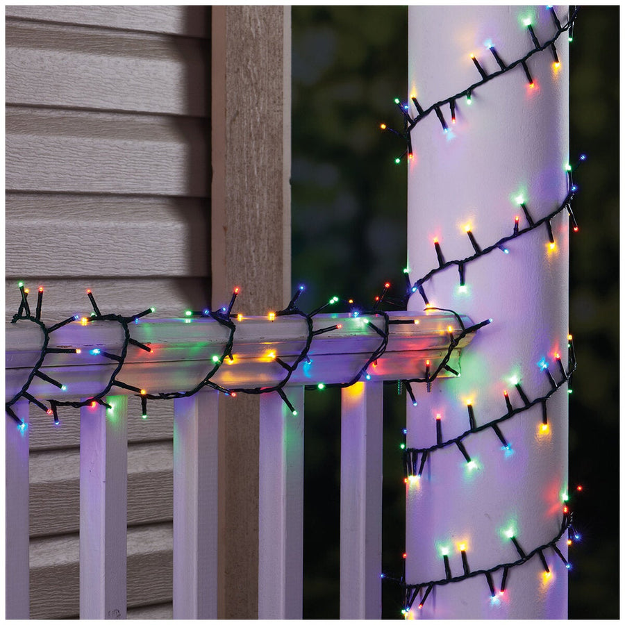 Multicoloured Micro LED String Lights for Indoor and Outdoor Use, Twin Pack, 400 Bulbs Each, by Inliten