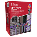 Multicoloured Micro LED String Lights for Indoor and Outdoor Use, Twin Pack, 400 Bulbs Each, by Inliten — image 3