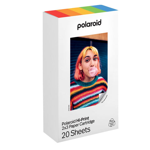 2x3 Inch Photo Paper Refill Pack, 2 Cartridges x 10 Sheets, Polaroid HiPrint Gen 2