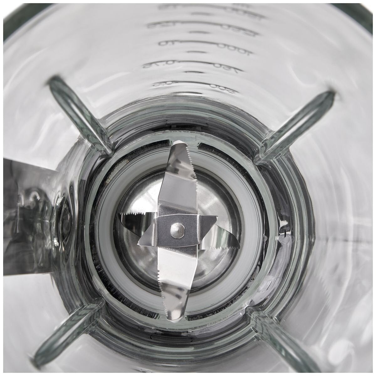 Westinghouse Blender 1.5L Glass Jug - Black with Stainless Steel Trim - 900W, 8 Speeds, Hex Blade - WHBL04K