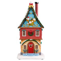 Illuminated Christmas Village Display Featuring Mickey and Friends, Hand-Crafted 13 Piece Set by Disney — image 6