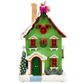 Illuminated Christmas Village Display Featuring Mickey and Friends, Hand-Crafted 13 Piece Set by Disney — image 5