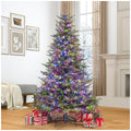 2.28m Pre-Lit Christmas Tree with Twinkle Timer, Dimmable Remote and 3,866 Realistic Branch Tips — image 2
