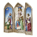 Hand-Painted Christmas Centrepiece That Opens Like a Storybook, 40.6cm Resin Tri-Fold Nativity — image 4