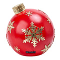 Bauble-Shaped Light-Up Village Display with Turning Train and 8 Holiday Songs, Winter Scene 38.8cm — image 2