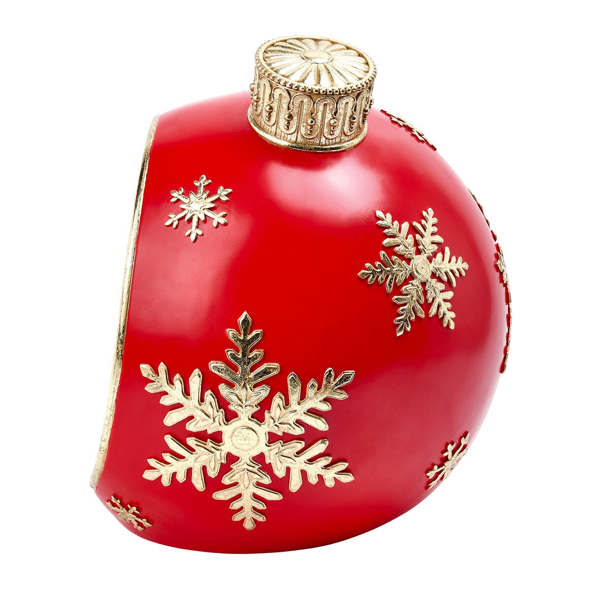 Bauble-Shaped Light-Up Village Display with Turning Train and 8 Holiday Songs, Winter Scene 38.8cm — image 3