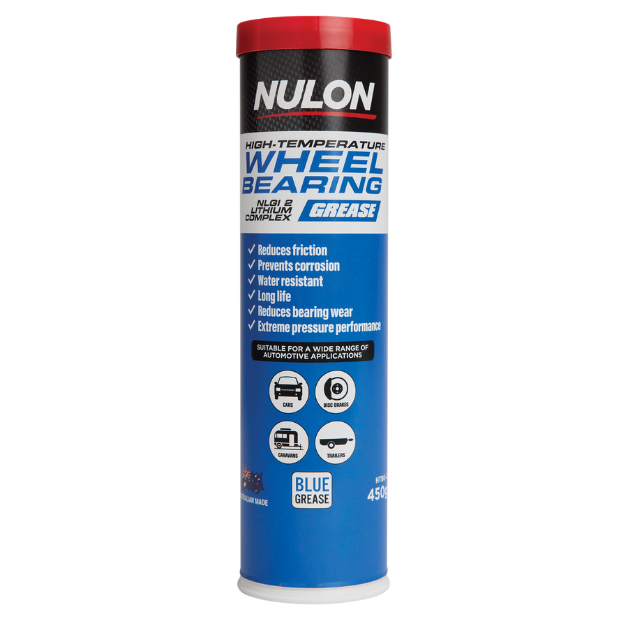 Nulon High Temperature Wheel Bearing Grease 450gm - NLGI 2 Lithium Complex Blue - Water Resistant - SuperSaverAU - view 1