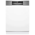 Bosch 60cm Series 8 Semi Integrated Dishwasher - 15 Place Settings - Brushed Steel - SBI8ECS01A