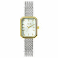 Ladies Mesh Band Watch with Gold Case and Silver Analogue Face, 3ATM Water Resistant, JAG Balmain J2998A
