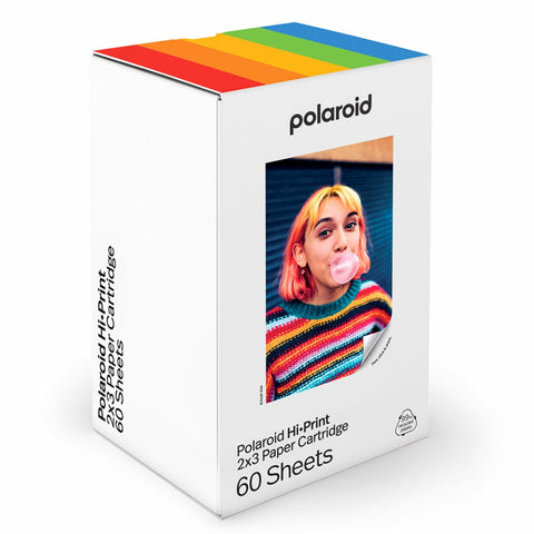 60 Sheet 2x3 Photo Paper Bulk Refill, Six 10-Sheet Cartridges for Polaroid HiPrint Gen 2