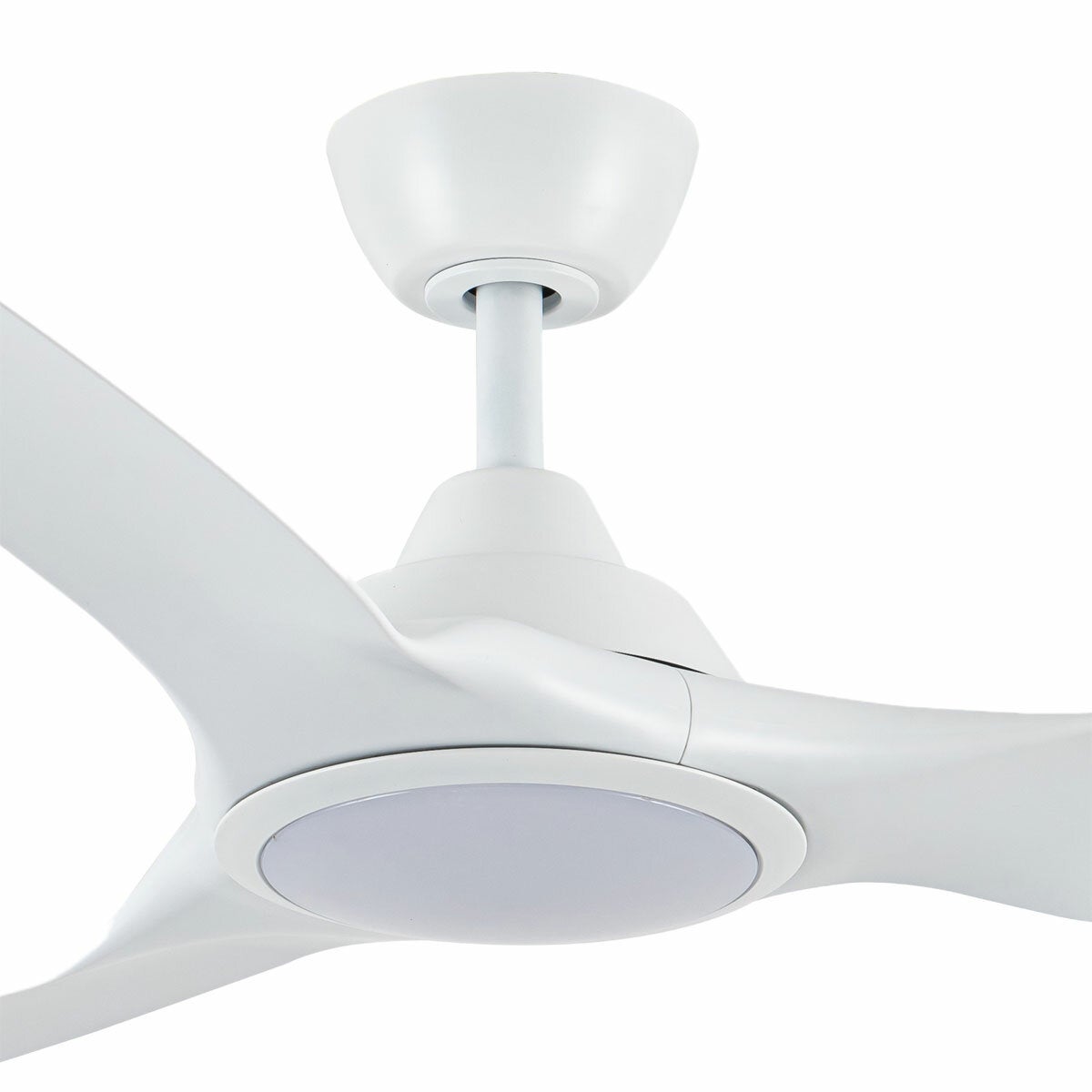 Quiet 33W DC Ceiling Fan with Adjustable Colour LED Light and Phone Control, Martec Impact — image 5