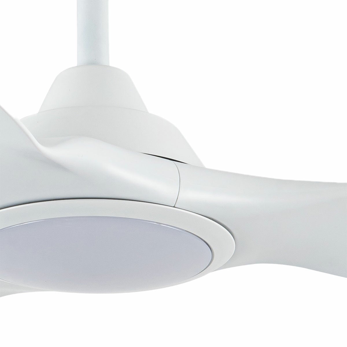 Quiet 33W DC Ceiling Fan with Adjustable Colour LED Light and Phone Control, Martec Impact — image 4