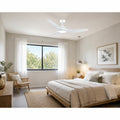 Quiet 33W DC Ceiling Fan with Adjustable Colour LED Light and Phone Control, Martec Impact — image 6