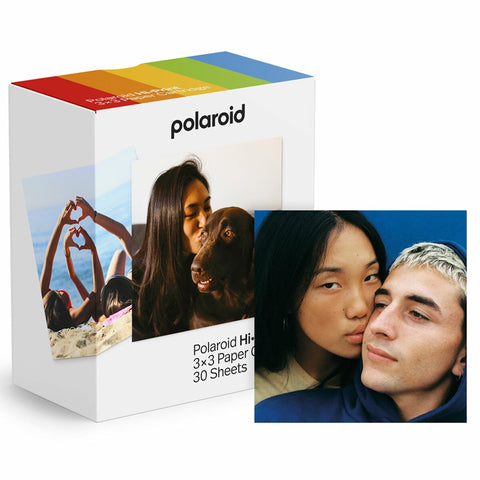 Square 76mm Photo Paper Refill for Hi-Print 3x3 Printer, 3 x 10 Sheet Cartridges by Polaroid