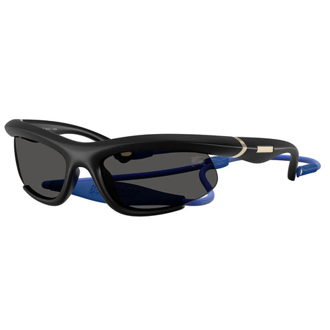 Bold Statement Shades for Women with Shield-Shaped Hinges and Detachable Strap, Burberry BE4462 345287