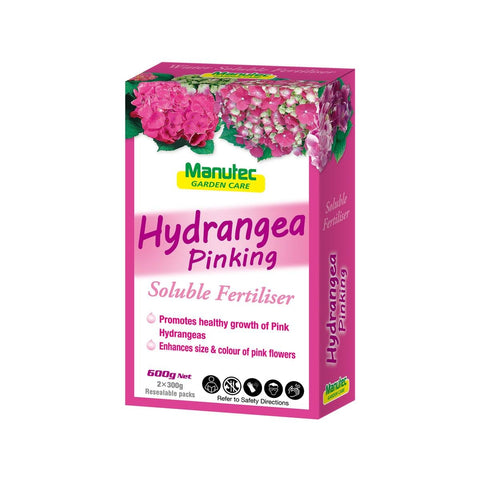 Manutec Hydrangea Pink Fertiliser 600g Soluble Powder Boost Growth - SuperSaverAU - view 1